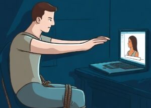 aan het lijntje gehouden bij dating