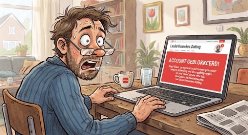 Waarom wordt mijn account op een datingsite geblokkeerd?